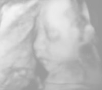 妊娠27週の胎児写真